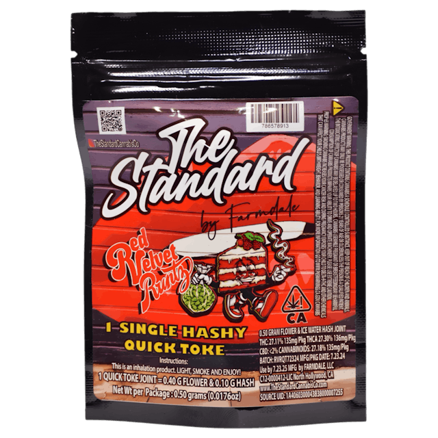 Photograph of product: Red Velvet au chocolat Infused Pre-Roll 3pk 1.5g - 