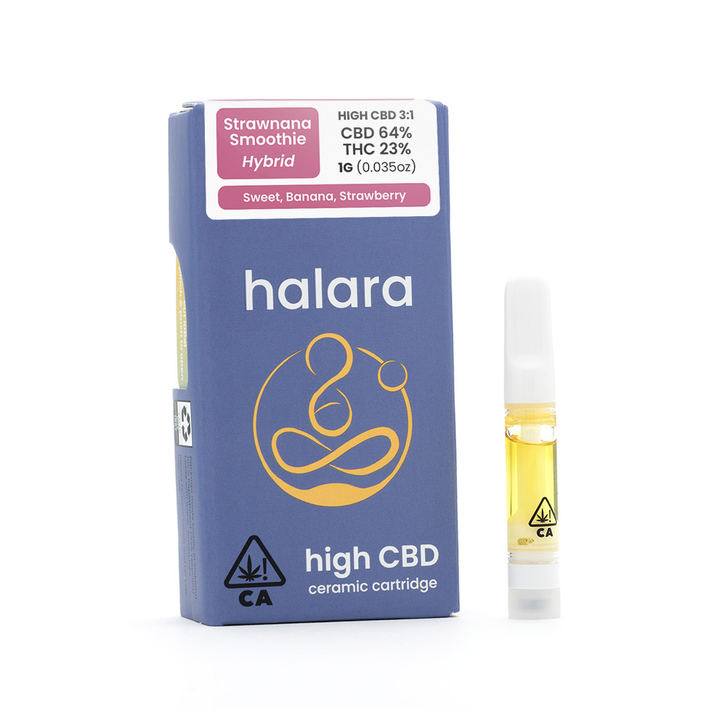 Photograph of product: STRAWNANA SMOOTHIE HIGH CBD CARTRIDGE [1 G]