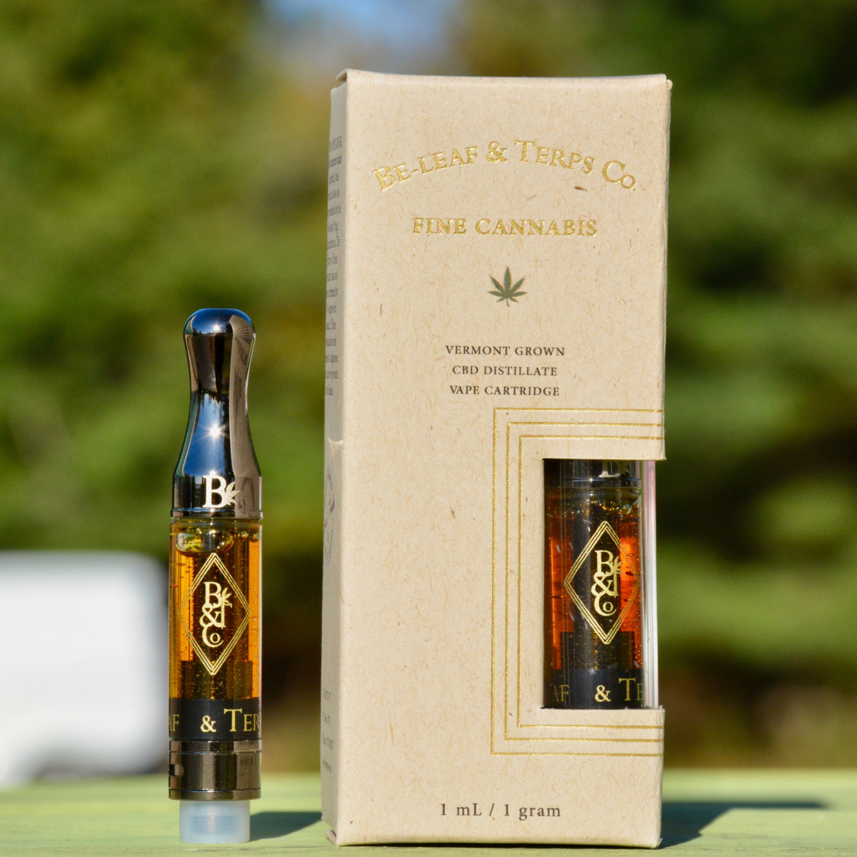 Photograph of product: Be-Leaf & Terp | CBD | 1g Cart