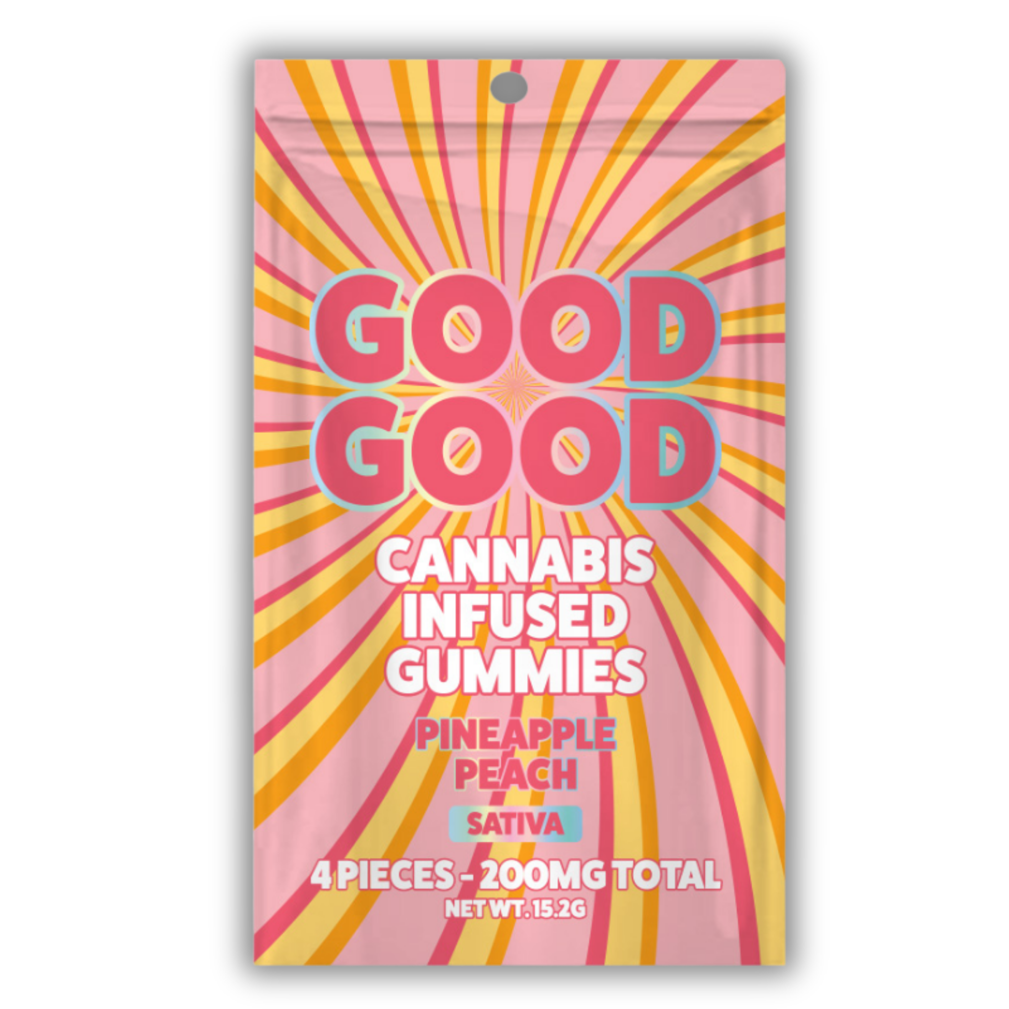 Photograph of product: Good Good | Gummy | Pineapple Peach | 200mg