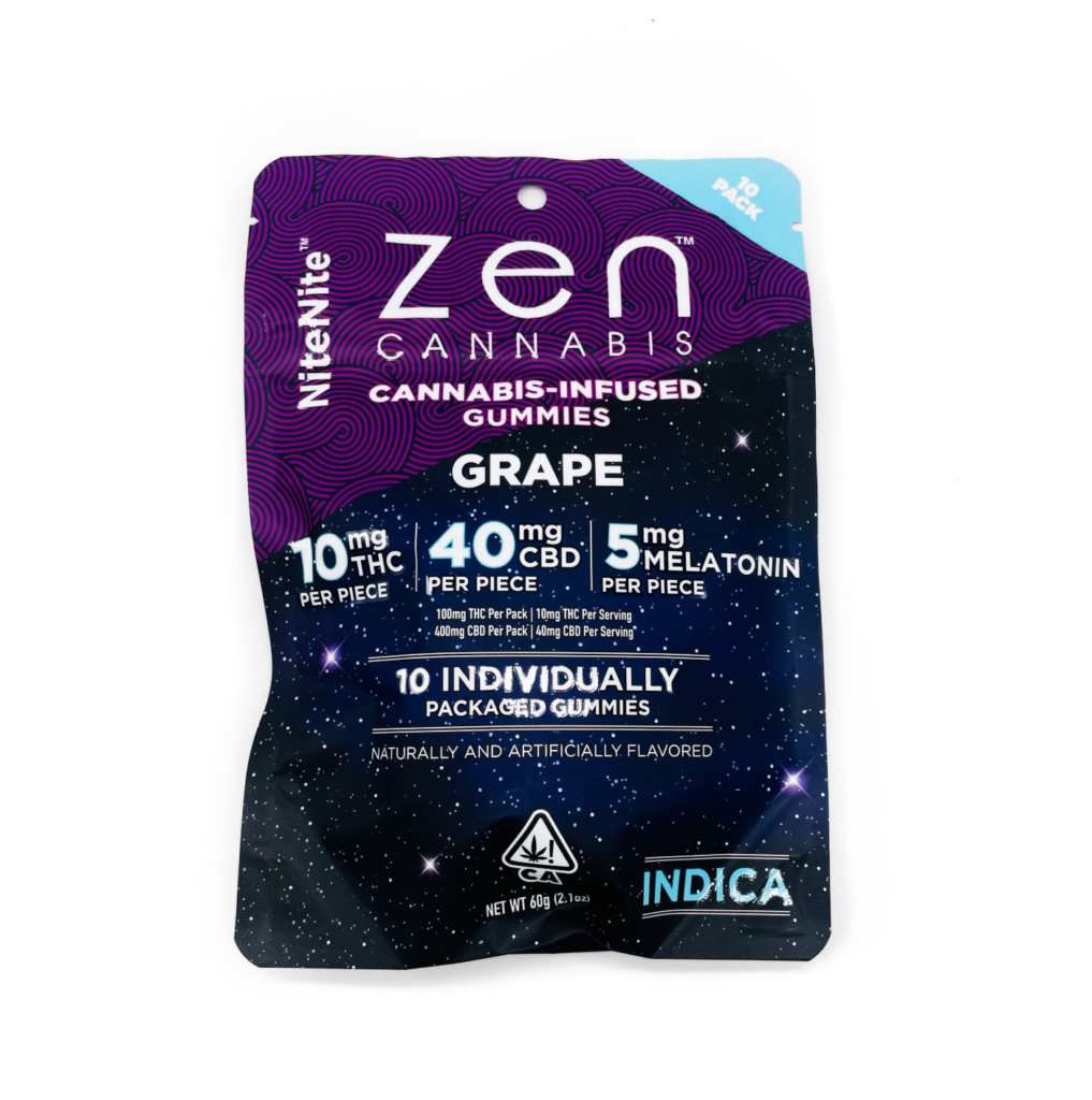 Photograph of product: 10pk Grape Nite Nite Gummies-Zen
