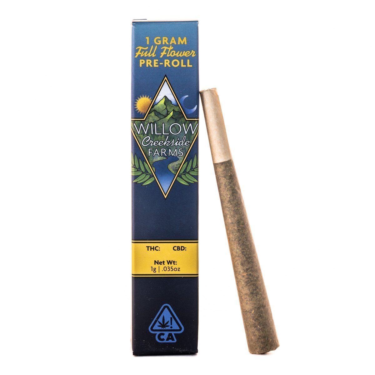 Photograph of product: Willow Creekside Farms Afghani Pre Roll, 1g