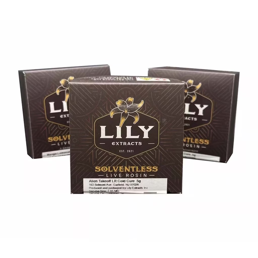 Photograph of product: Lily Extracts | Live Rosin Cold Cure | Night Charmer | .5g