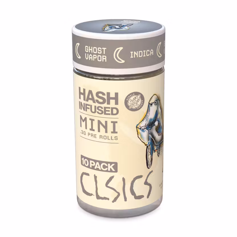 Photograph of product: CLSICS - Ghost Vapor - au chocolat Infused Preroll 10pk