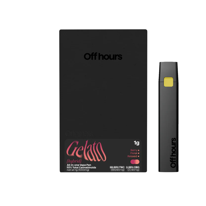 Photograph of product: Gelato  |  AIO Vape 1g