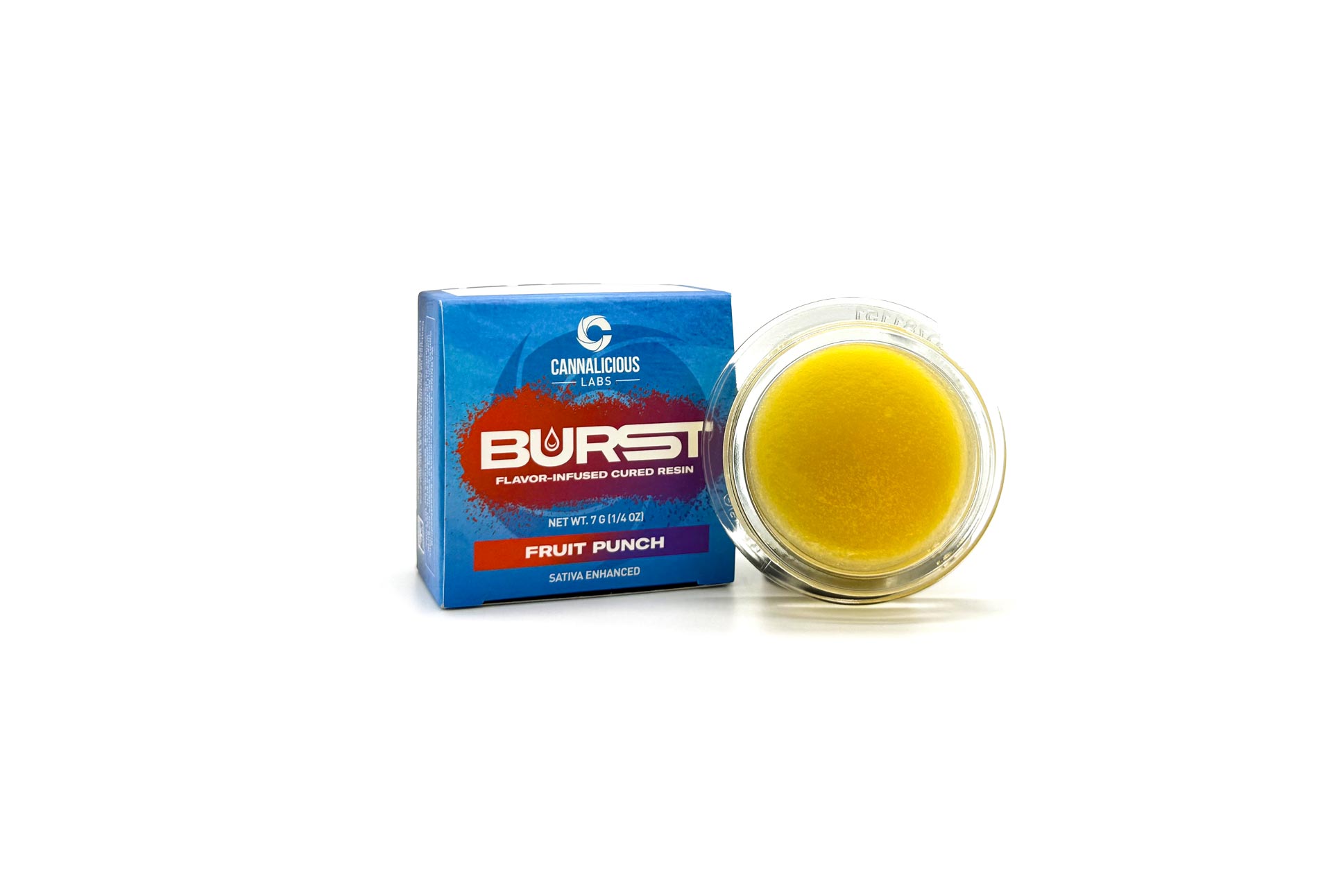 Photograph of product: Fruit Punch Flavor Burst Cured Resin