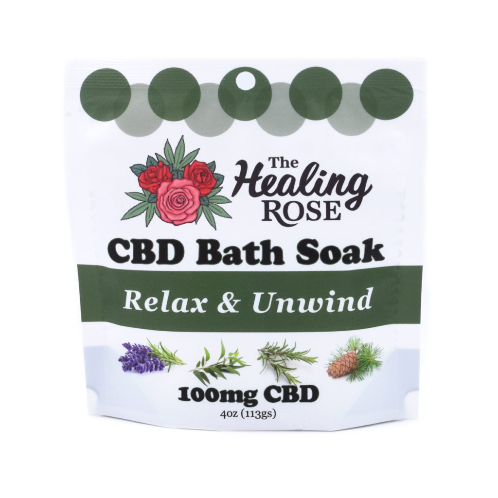 Photograph of product: The Healing Rose CBD Bath Soak