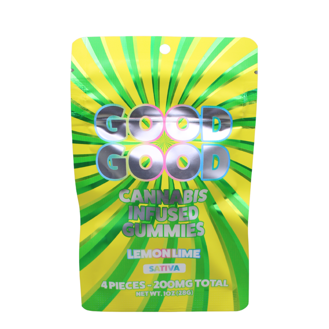 Photograph of product: Good Good - 200mg Gummies 4pk - Lemon Lime