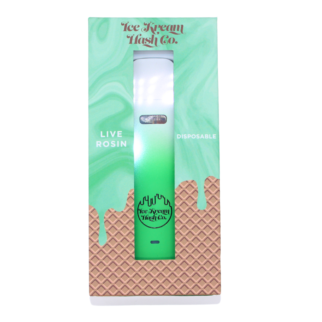 Photograph of product: Ice Kream au chocolat - Rosin Disposable - Papaya Bomb