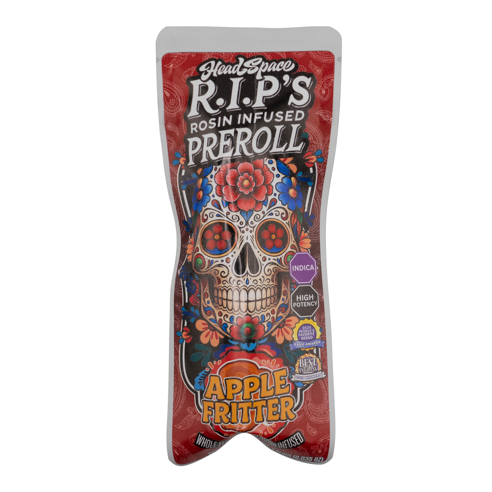 Photograph of product: HeadSpace Alchemy Rosin Infused Preroll - Apple Fritter (I) 1g