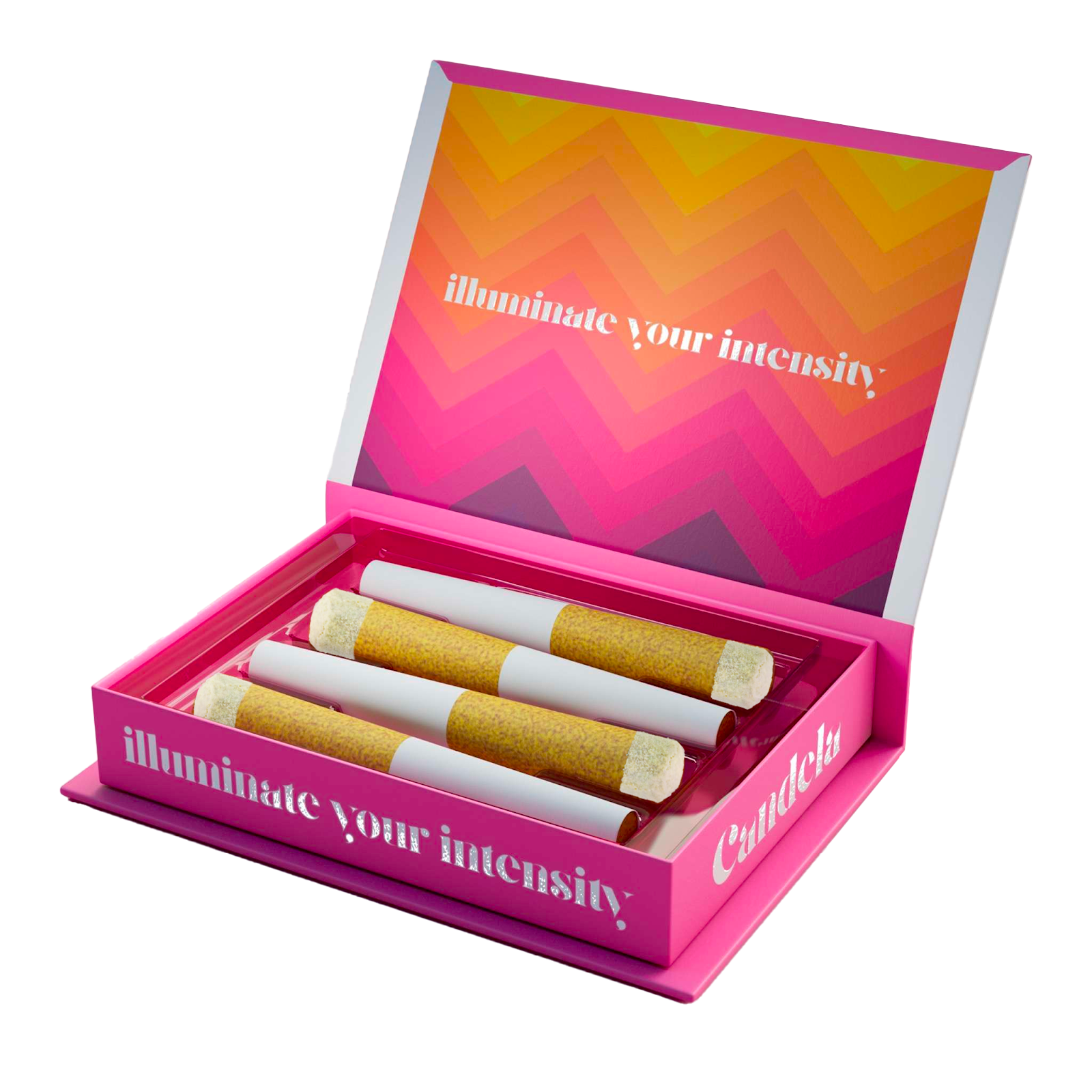 Photograph of product: Candela - Sherb Cream Pie x Blockberry - 1.6g (4x.4g) Double Glazed Donut Mini Pre-Rolls