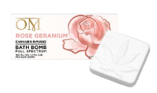 Photograph of product: Rose Geranium Bath Bomb 100mg   100 Mg