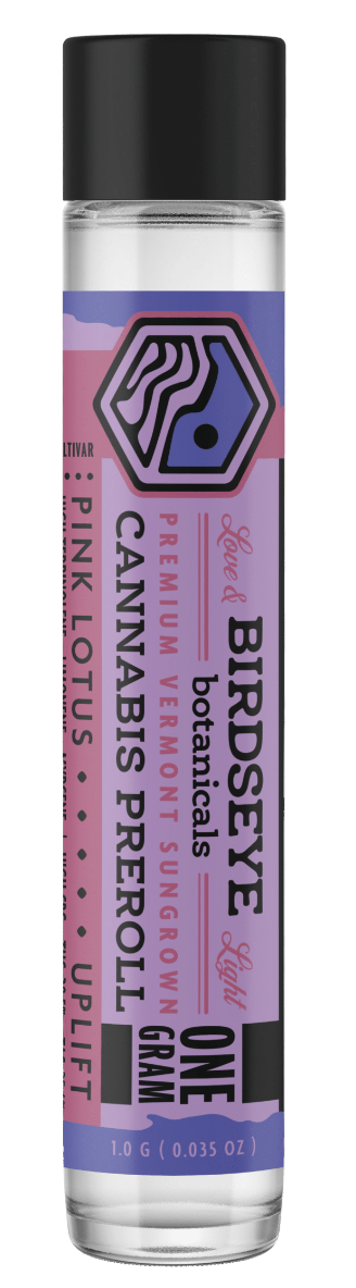 Photograph of product: Birdseye Botanical | Pink Lotus | Pre-Roll 1g