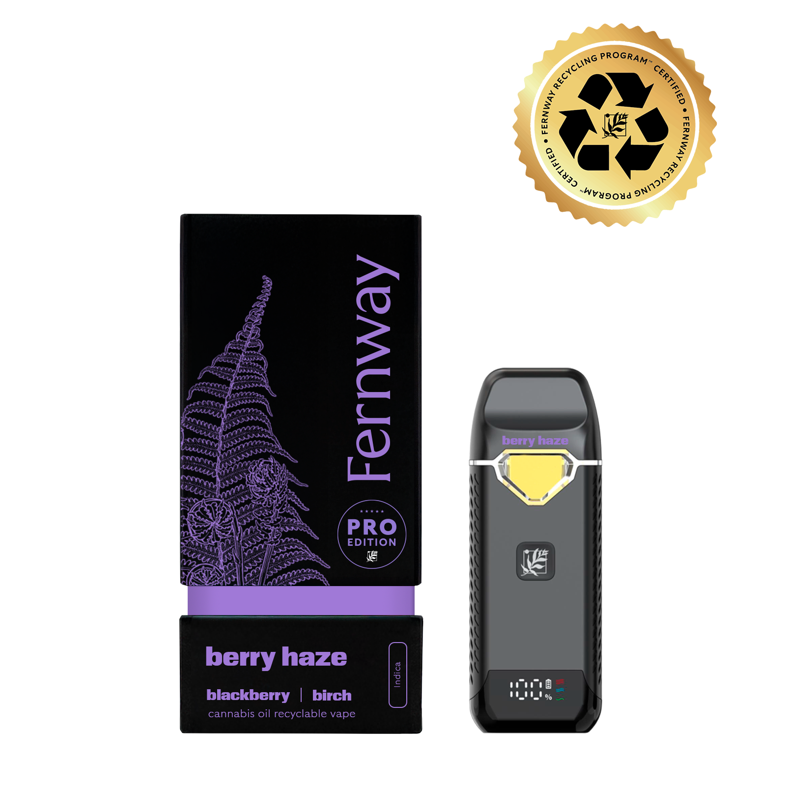 Photograph of product: Fernway Berry Haze (I) Disposable 2g