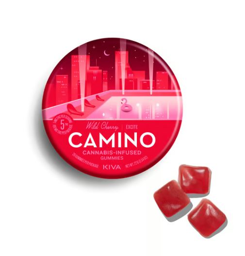 Photograph of product: Camino: Wild Cherry | 100mg THC | 20pk