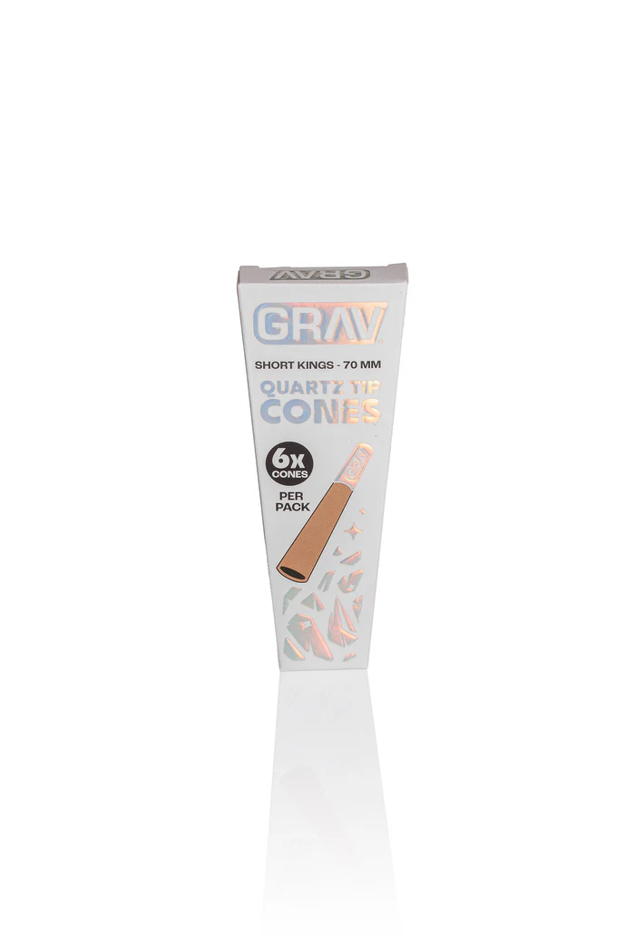 Photograph of product: Grav | Quartz Tip Cones 6pk | Short Kings 70mm