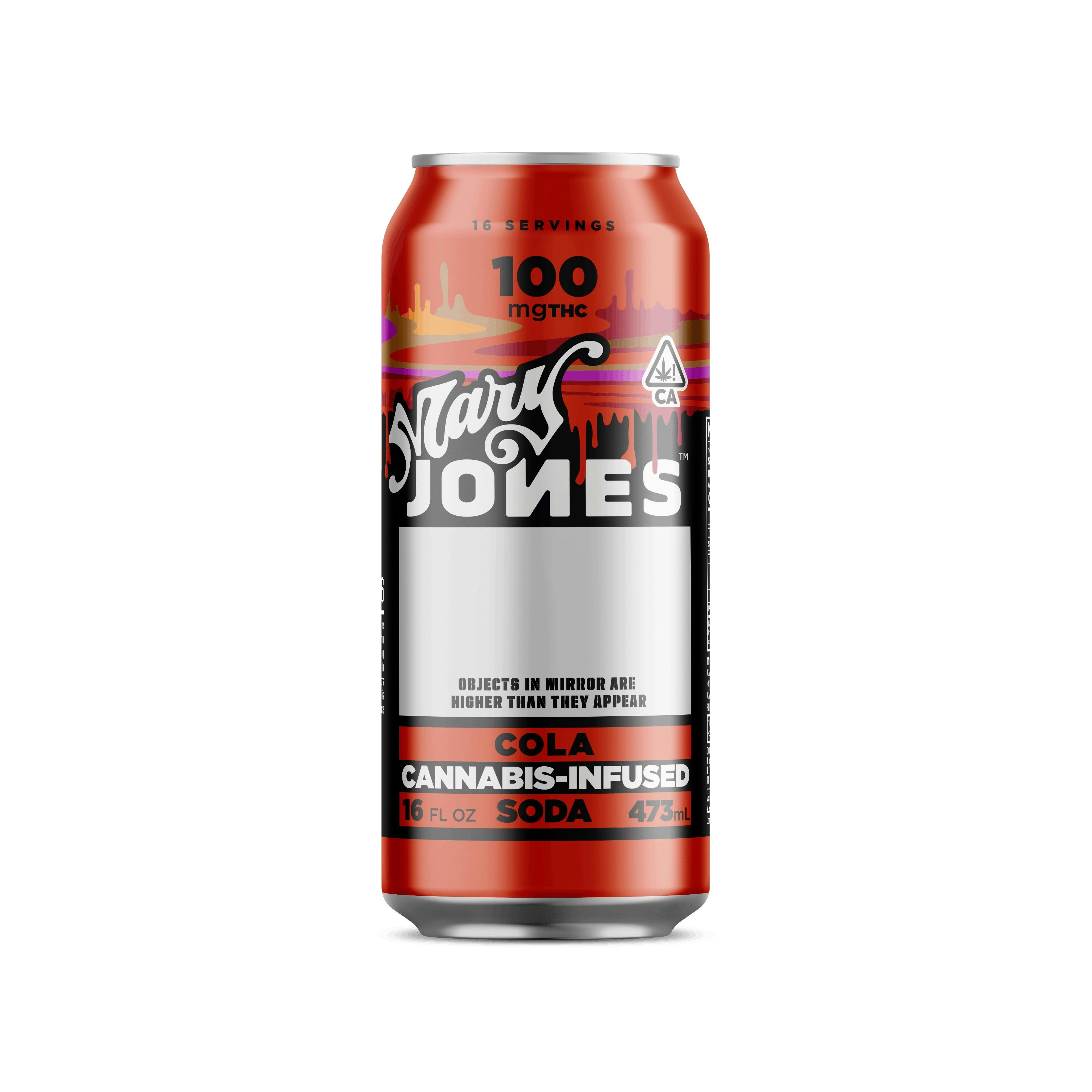 Photograph of product: Mary Jones Drink Cola 100mg