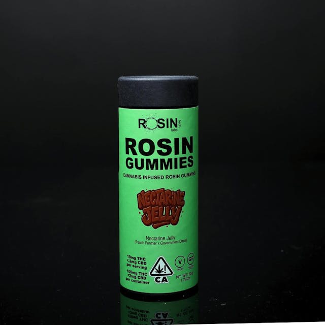 Photograph of product: Nectarine Jelly | 100mg Rosin Gummies