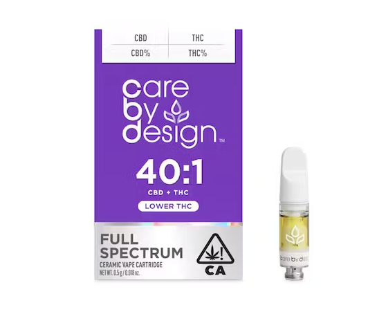 Photograph of product: 40:1 Full Spectrum CBD CARTRIDGE 1g - Care By Design