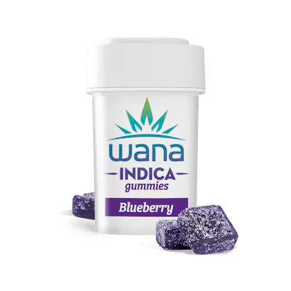 Photograph of product: Blueberry | 100mg | 10 pk | Indica | Gummy