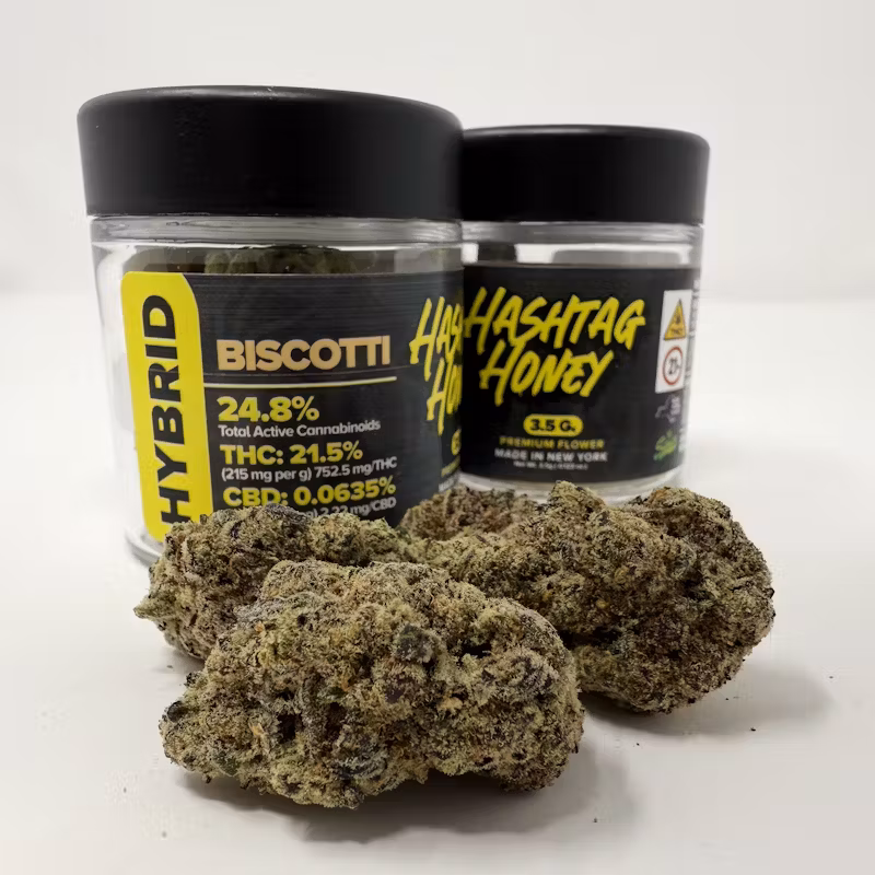 Photograph of product: au chocolattag Honey | Biscotti flower, jar 3.5g