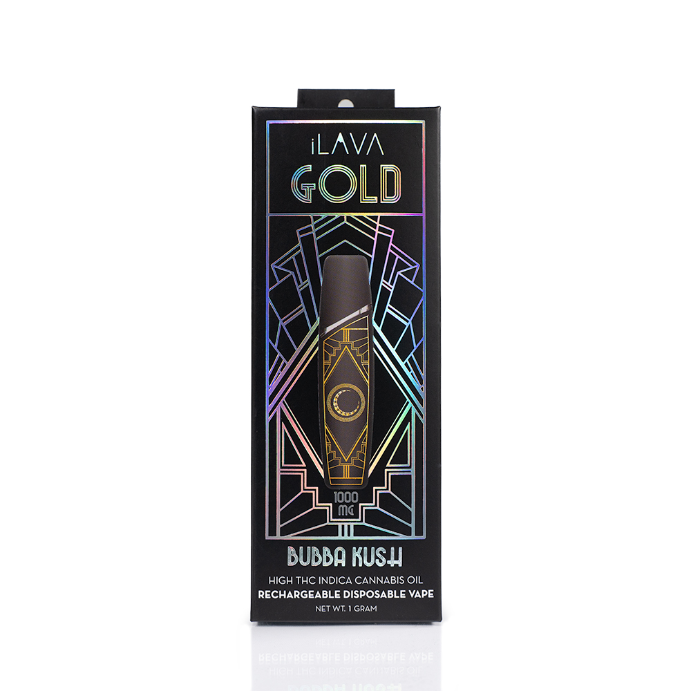 Photograph of product: GOLD Disposable 1000mg - Bubba Kush