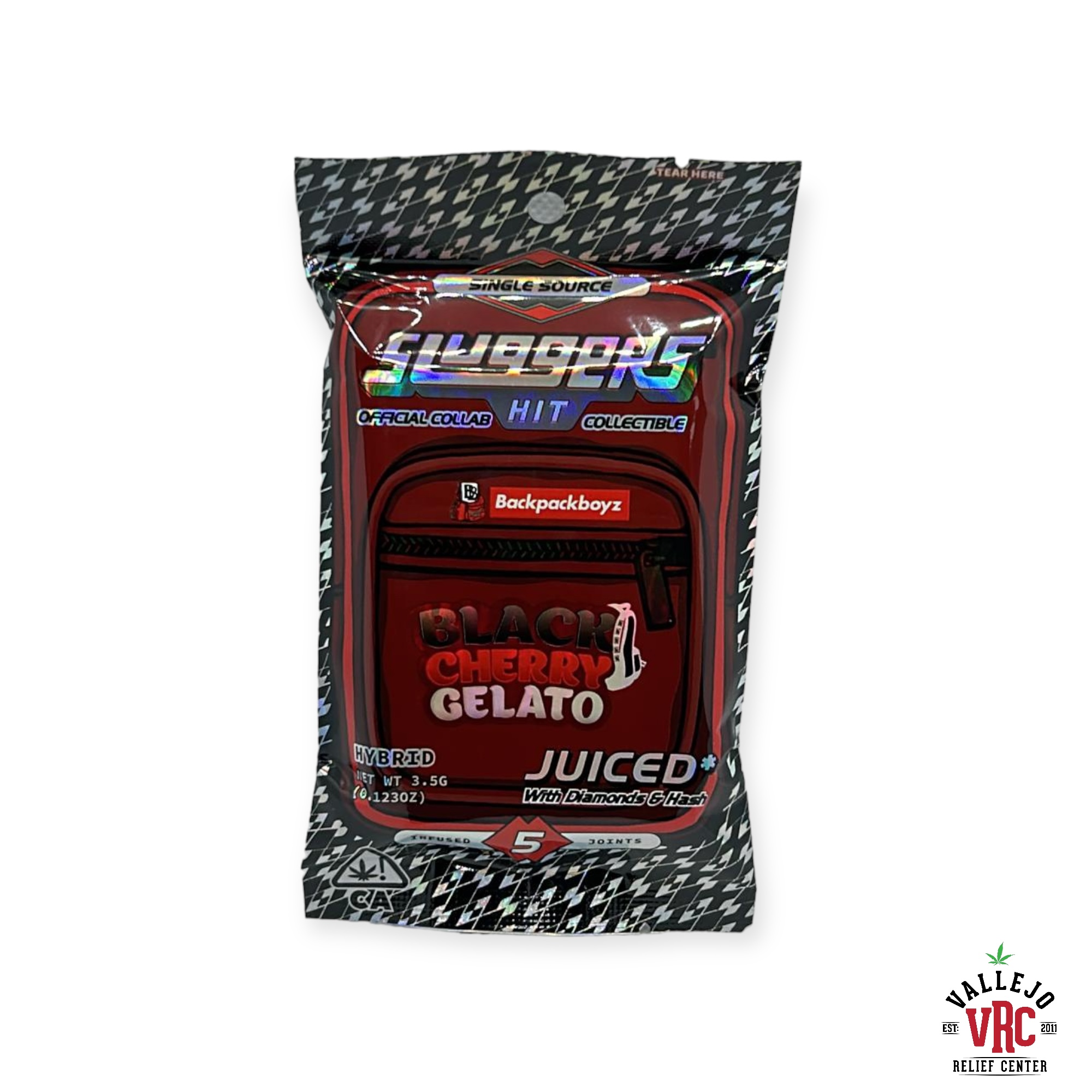 Photograph of product: BLACK CHERRY GELATO 0.7G 5PK