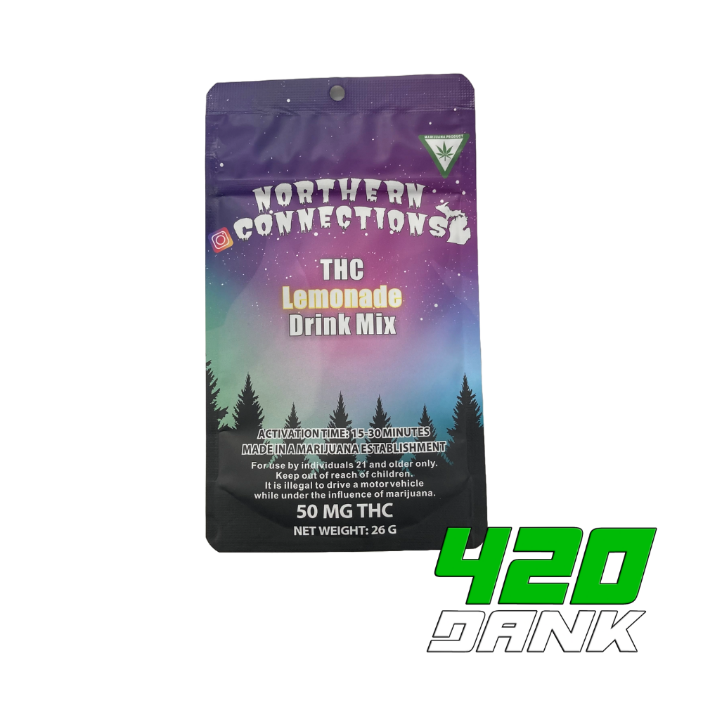 Photograph of product: Northern Connections - 50mg TH-oui Drink Mix - Lemonade