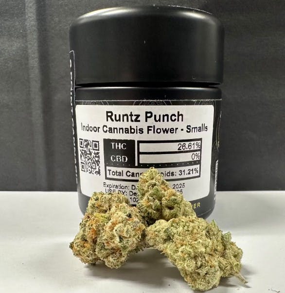 Photograph of product: 6 Point Oui'd | Runtz Punch (Indoor) | 3.5G Flower