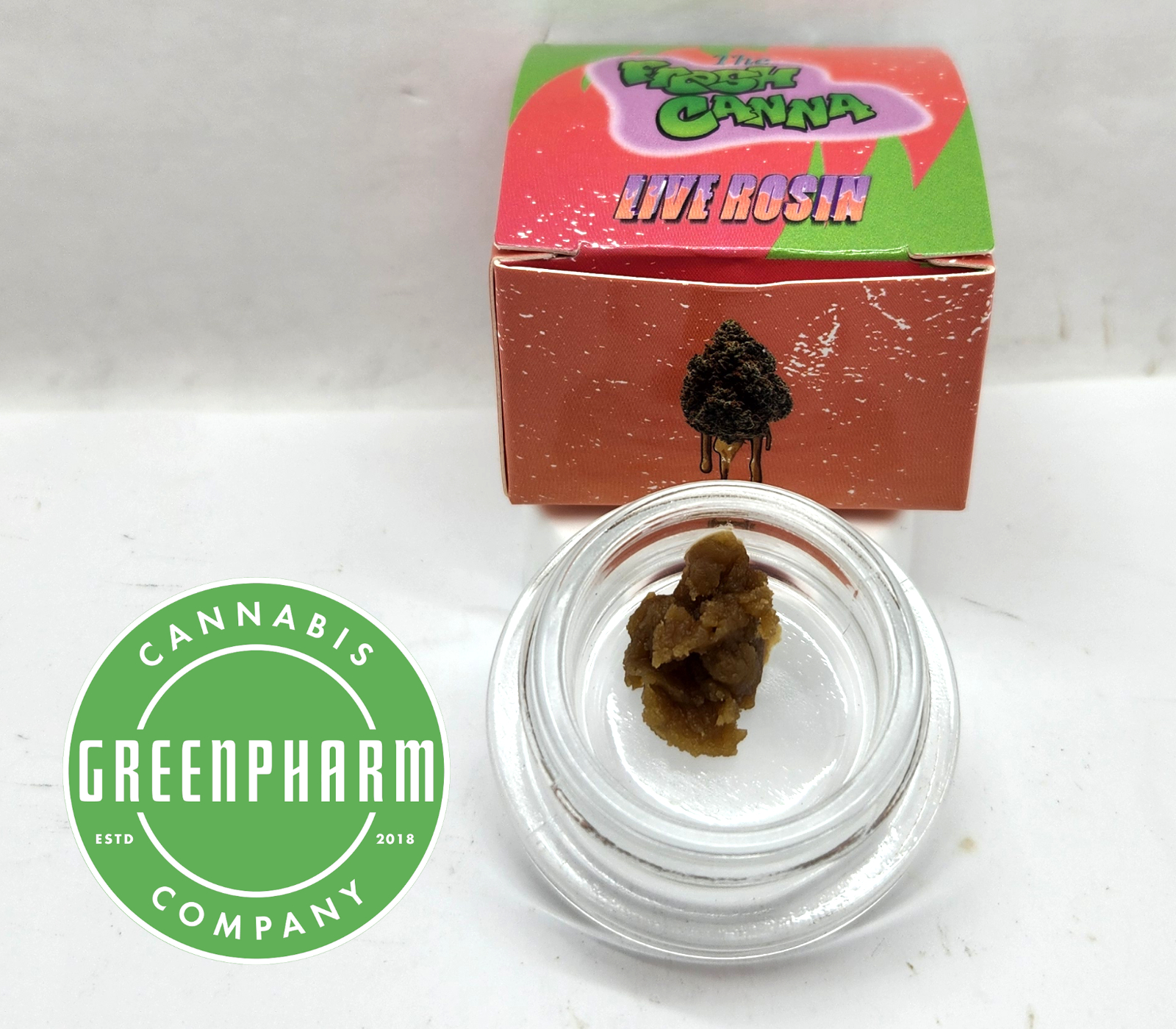 Photograph of product: Concentrate | Fresh Canna | Marshmellow OG LIve Rosin