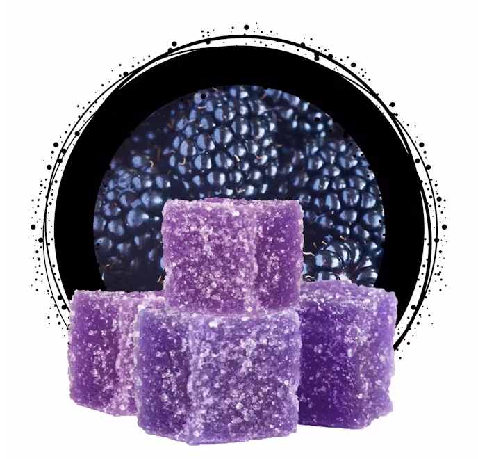 Photograph of product: Soft Chews | Ozone | Blackberry | 20pk