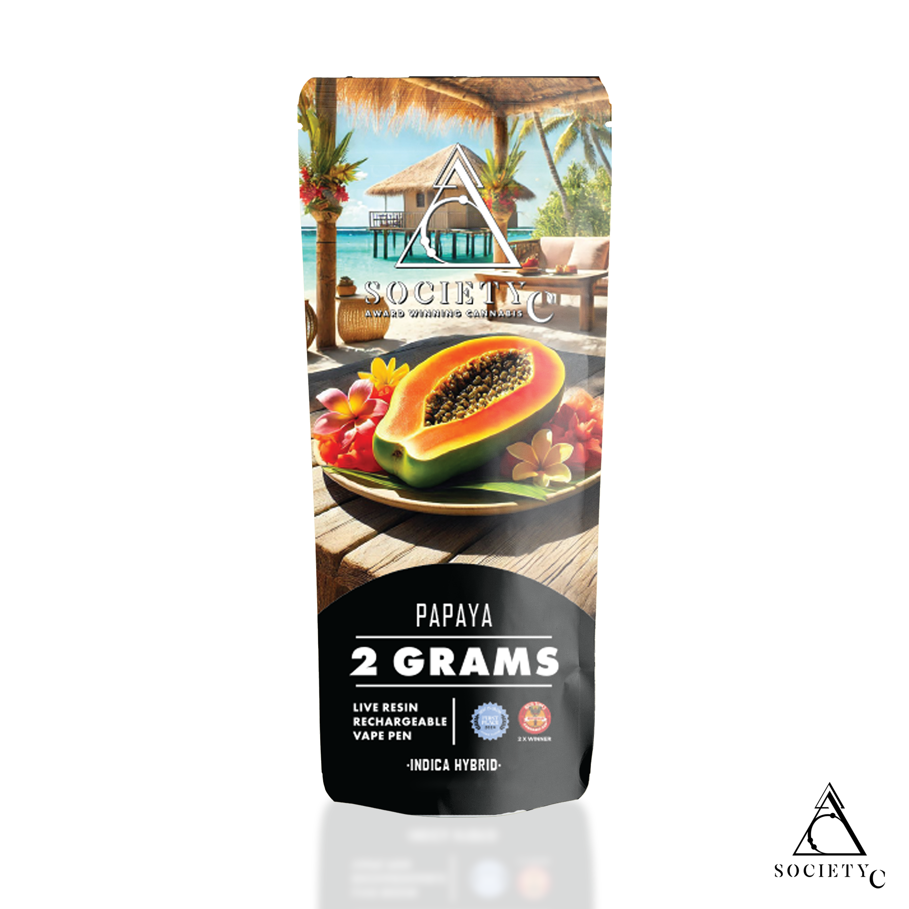 Photograph of product: Papaya | 2G Live Resin Disposable