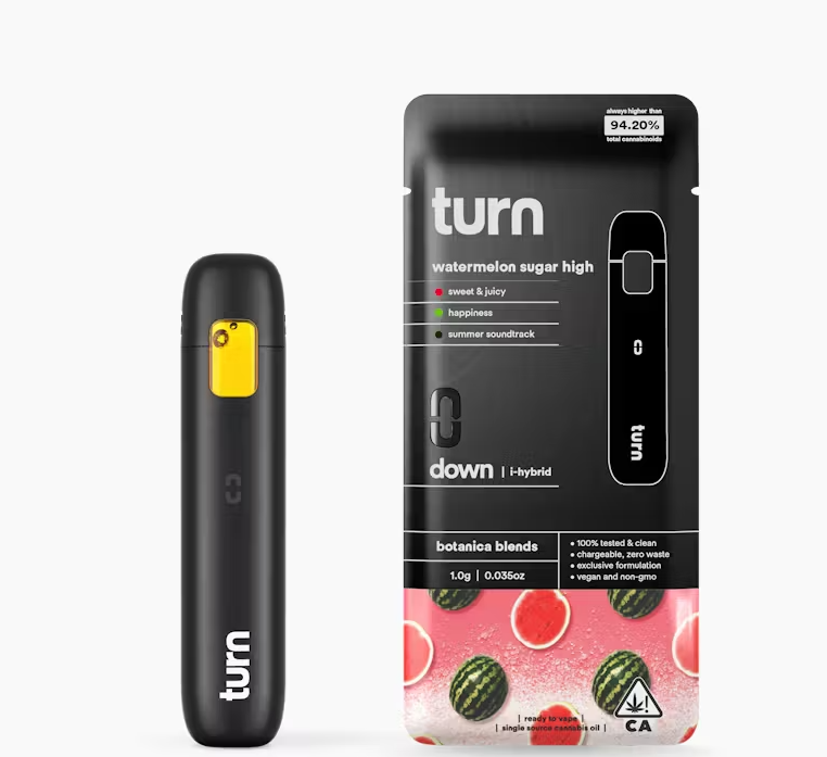 Photograph of product: [Turn] AIO - 1g - Watermelon Sugar High (H/I)