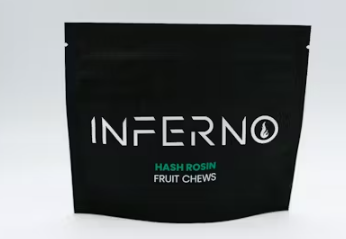 Photograph of product: Sour Green Apple au chocolat Rosin Chews | 20pk