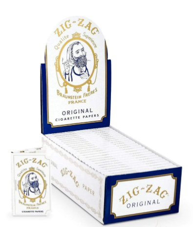 Photograph of product: ZIG-ZAG ORIGINAL WHITE PAPERS