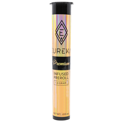 Photograph of product: Eureka Vapor Truffle Cake x Grease Monkey Live Resin Infused Pre-Roll 1g