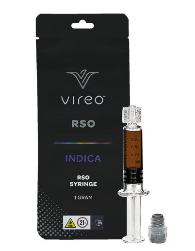 Photograph of product: Vireo | Oui'd | 40 Dose - 1g RSO Syringe