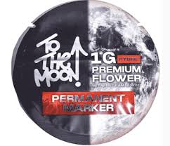Photograph of product: To The Moon | Permanent Marker | Hybrid | Flower - 1g