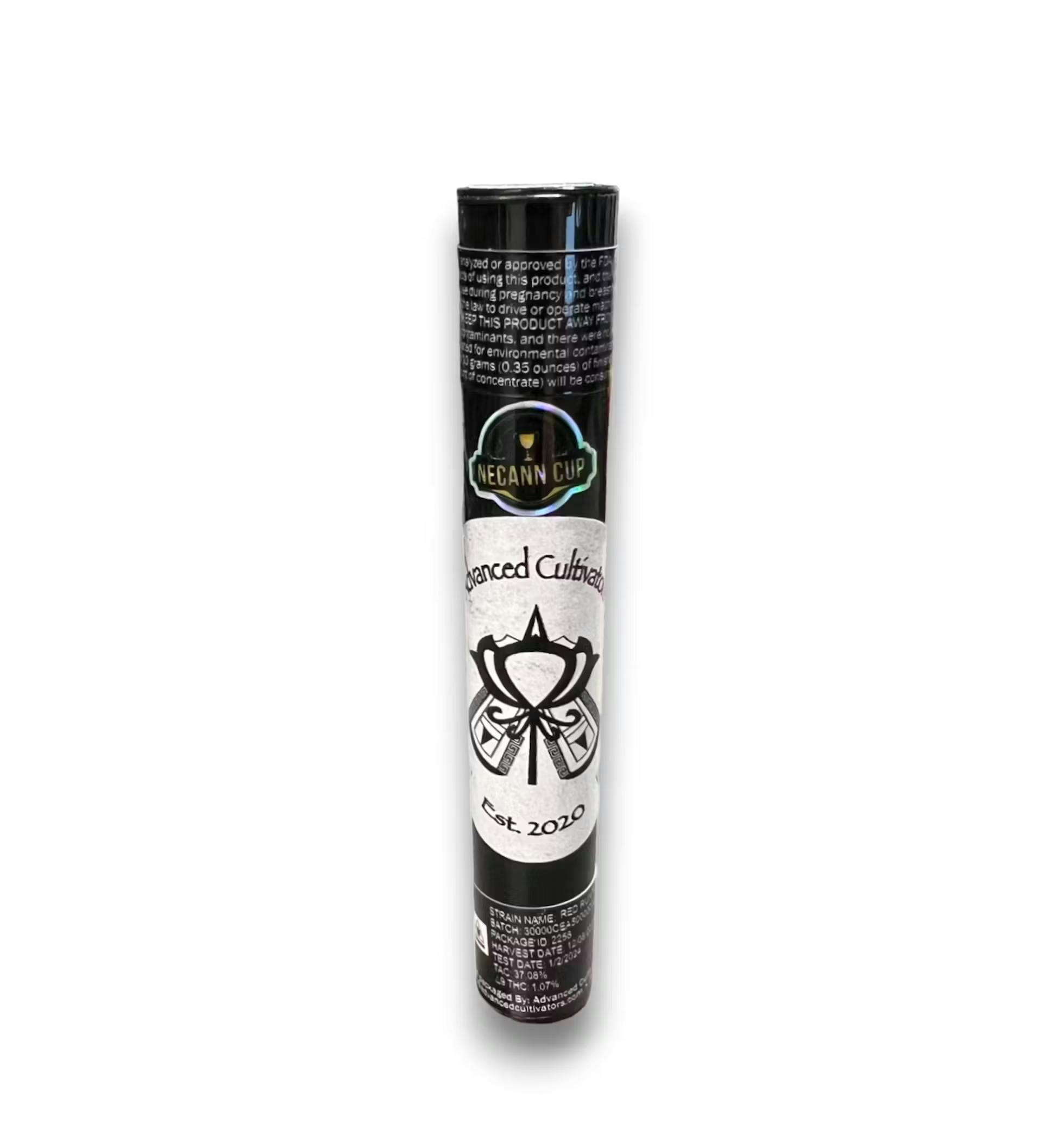 Photograph of product: Advanced Cultivator's - Uncut Gems - 1g PreRoll