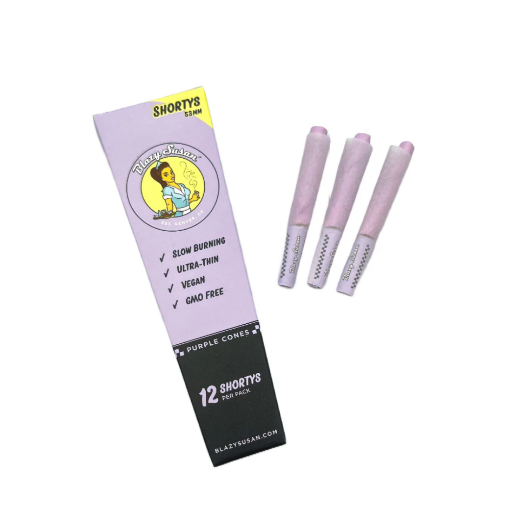 Photograph of product: Blazy Susan Purple Cones 53mm 12Ct