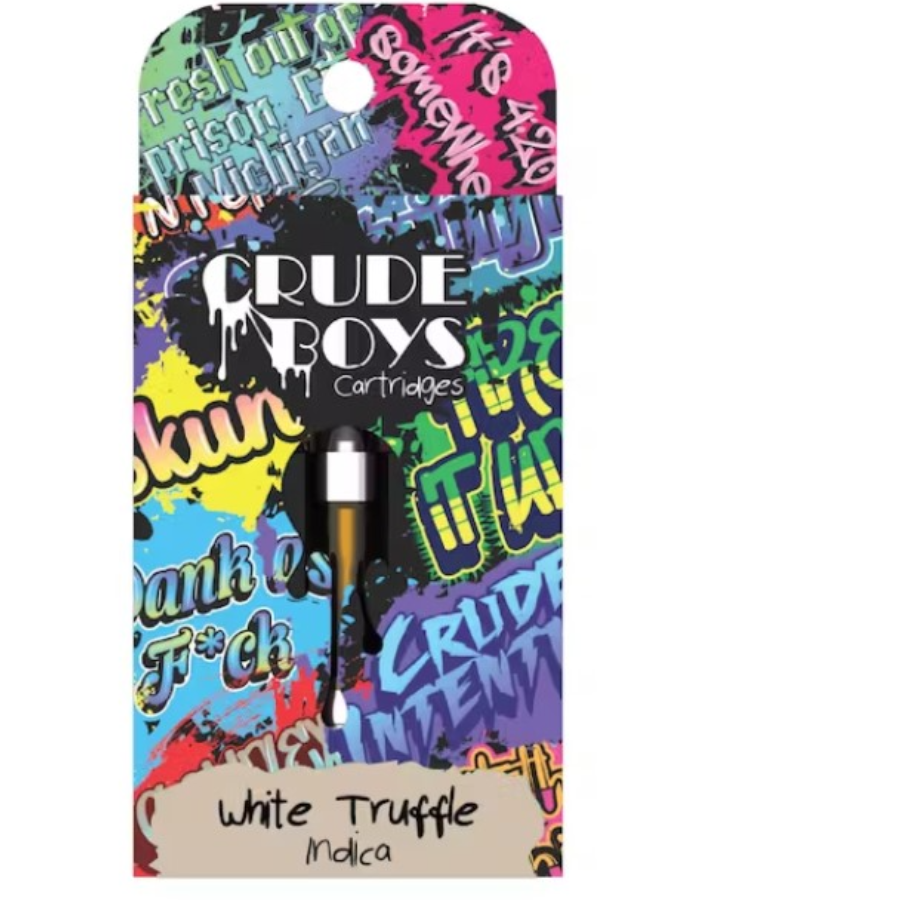 Photograph of product: Crude Boys - 1g Cart - White Truffle Oui'd