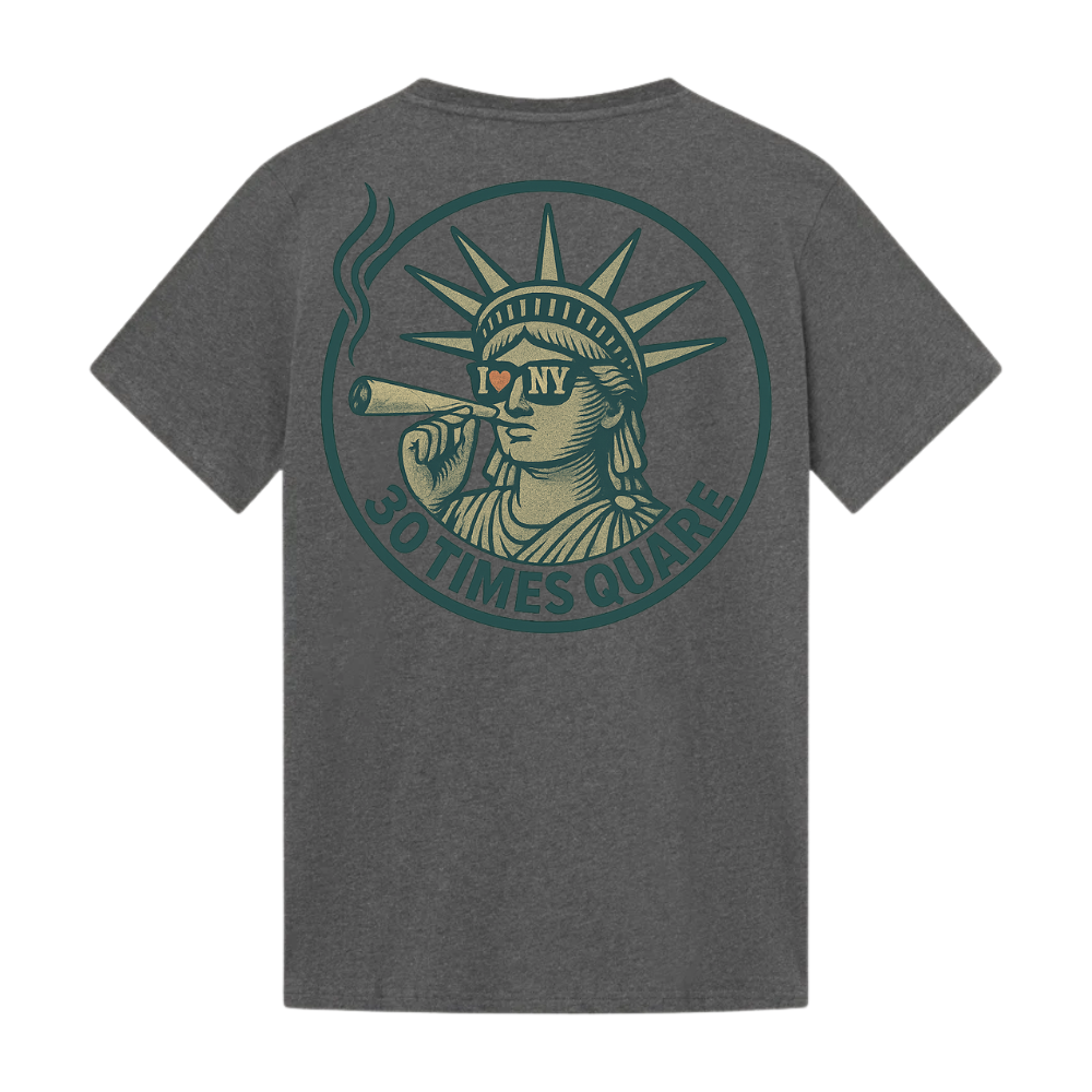 Photograph of product: Lady Liberty T-Shirt - Grey (Shades)