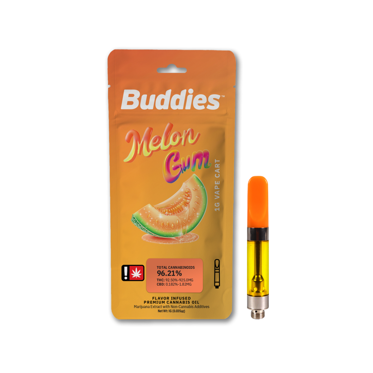 Photograph of product: Buddies Distillate: Melon Gum