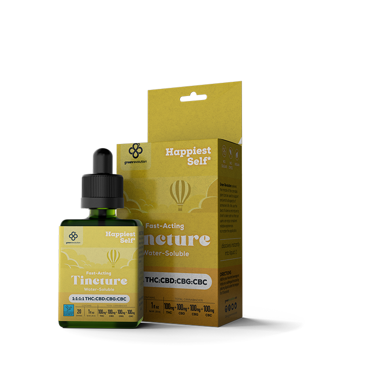 Photograph of product: Green Revolution- Happiest Self (Daytime)- Tincture- 100mg