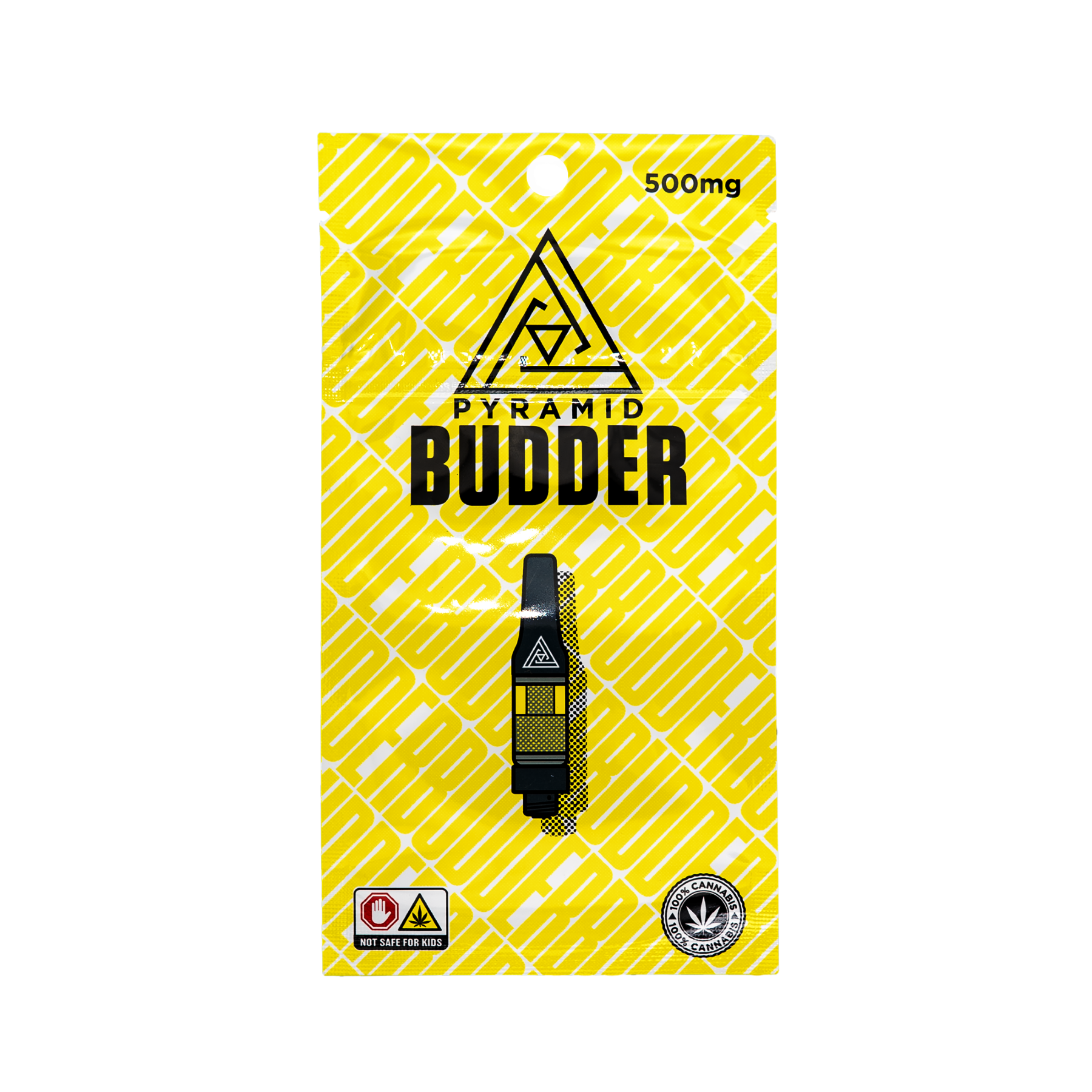Photograph of product: Pyramid - Budder Cartridge - Rainbow Flame