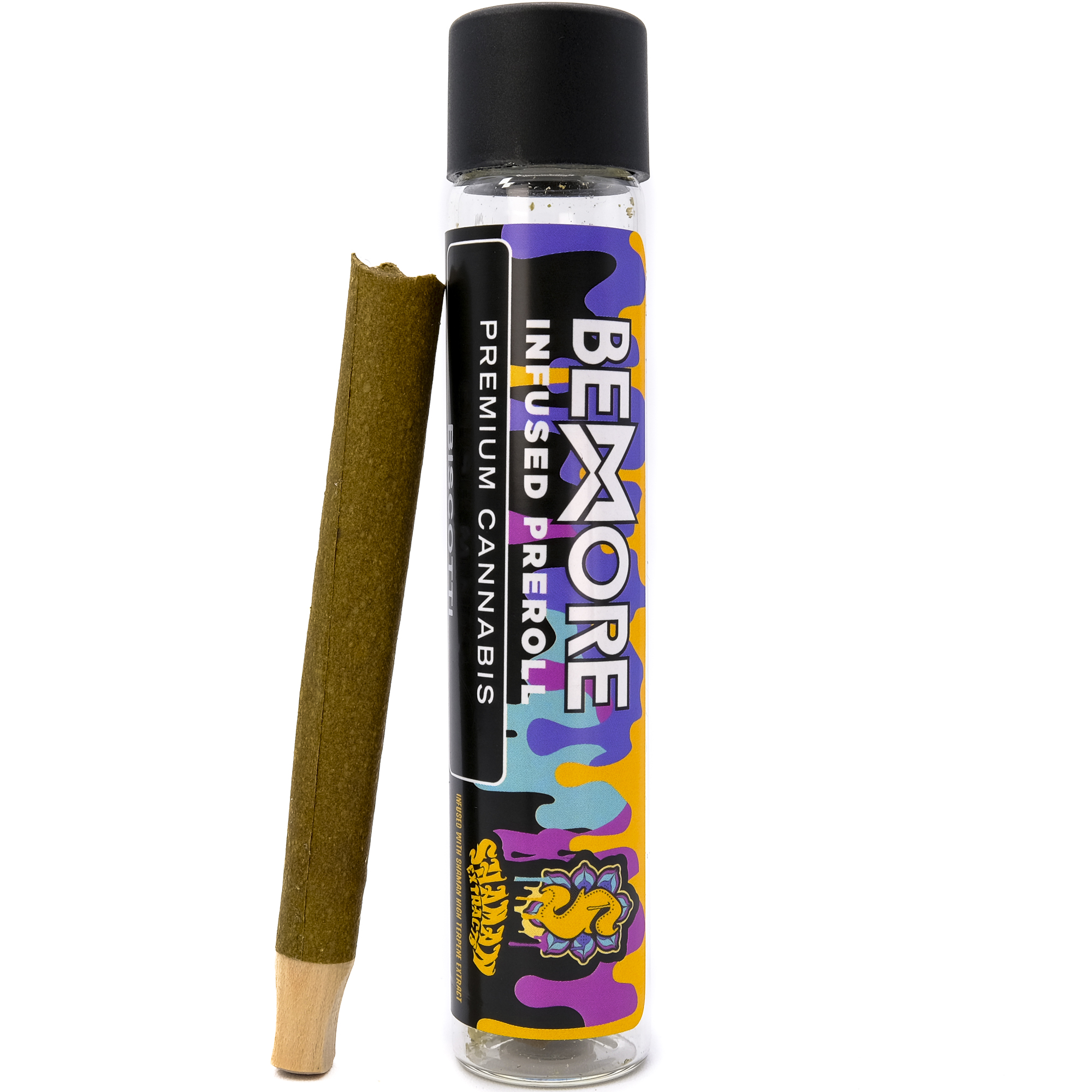 Photograph of product: Purple Punch x Gush Mintz 1.5g Infused Pre-Roll Blunt - BeMore