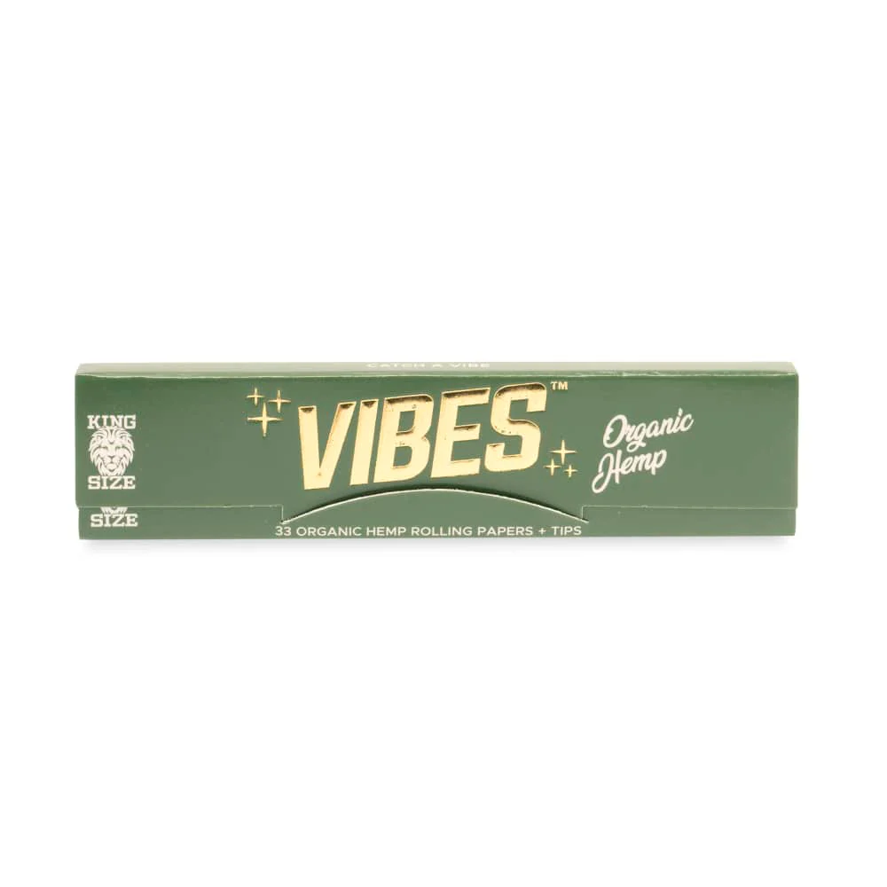 Photograph of product: Vibes Rolling Papers - Organic Hemp King Sz