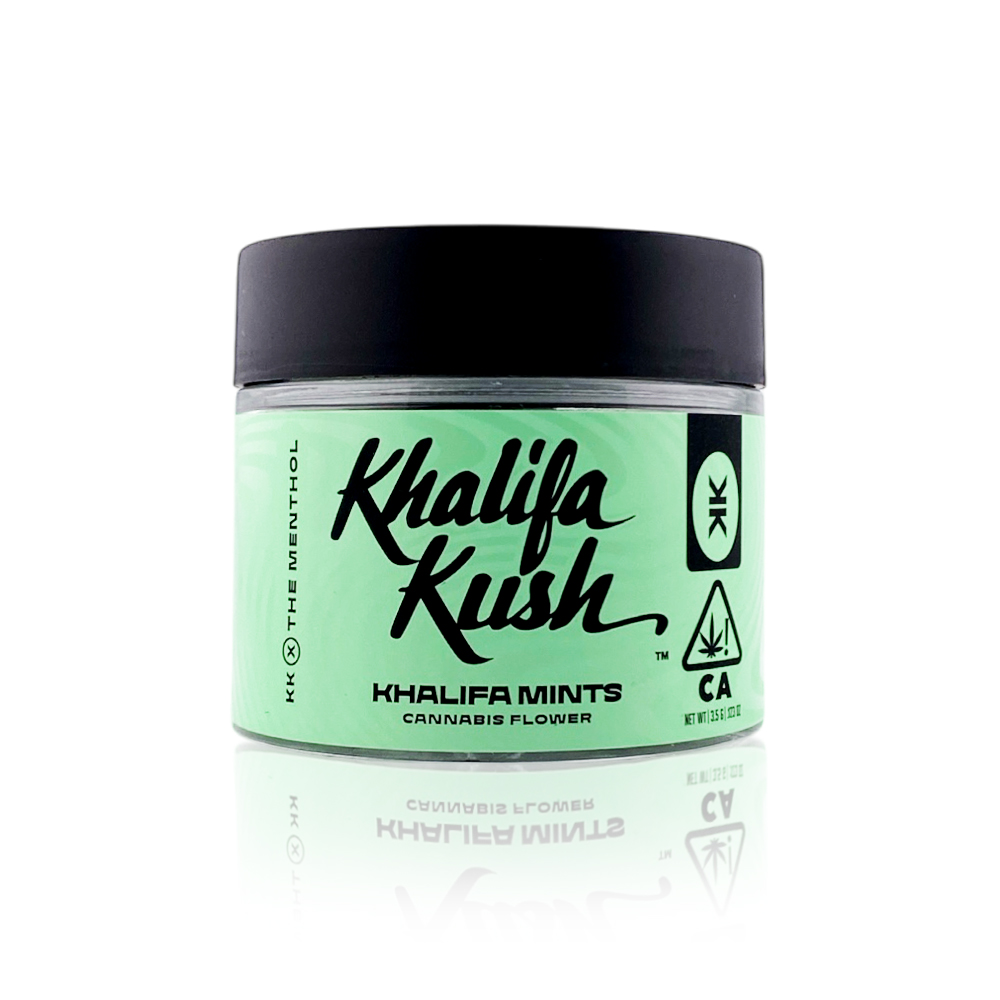 Photograph of product: KHALIFA KUSH - Flower - Khalifa Mints - 3.5G