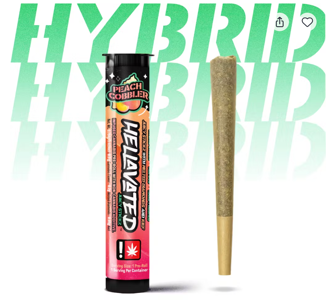 Photograph of product: Infused | Peach Cobbler | 0.75g