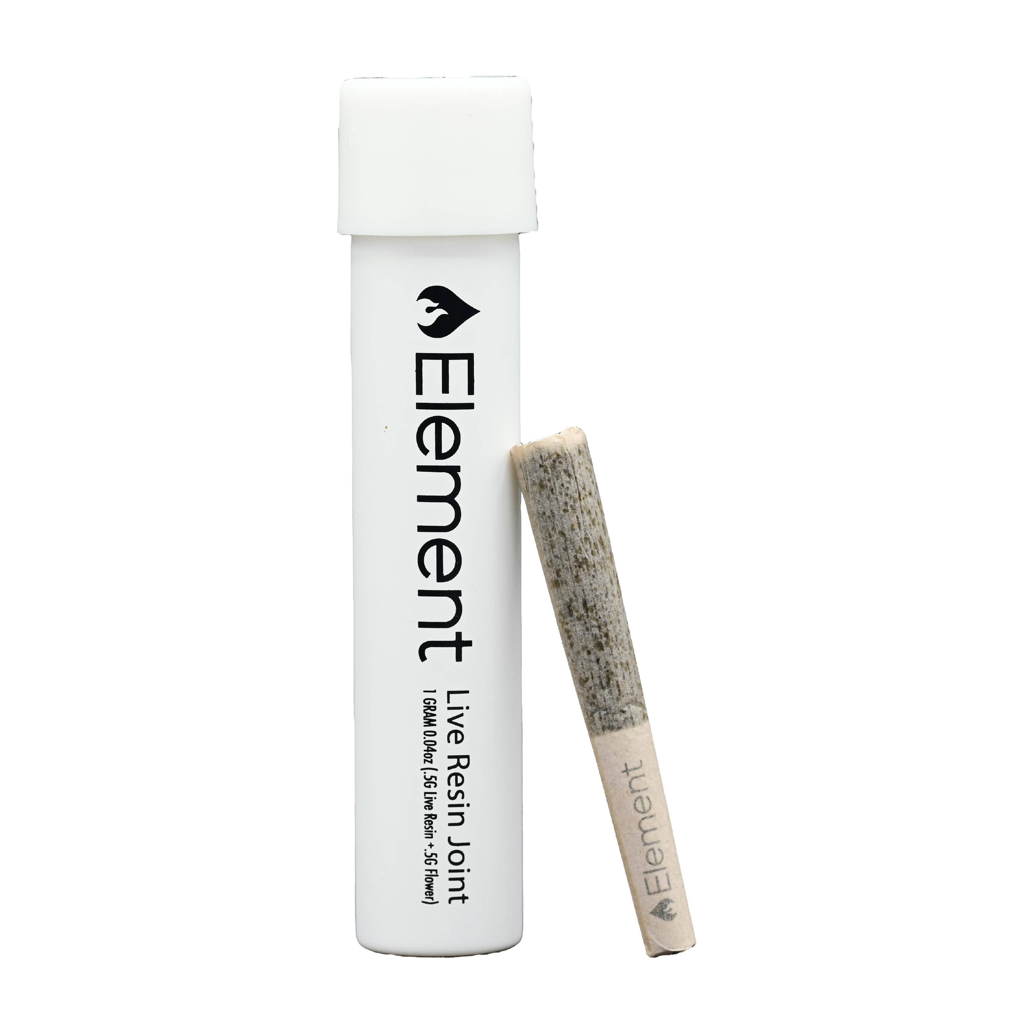 Photograph of product: Element Live Resin Infused Pre-Roll | Moonmelon x Grape Breath